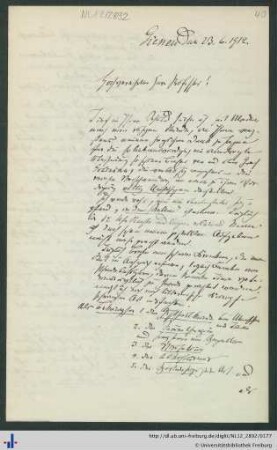 Brief vom 23.06.1912.