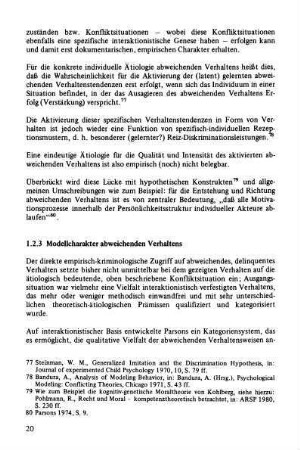1.2.3 Modellcharakter abweichenden Verhaltens
