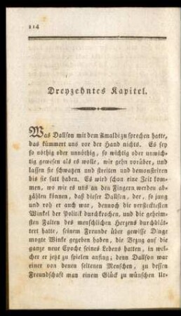 Dreyzehntes Kapitel.
