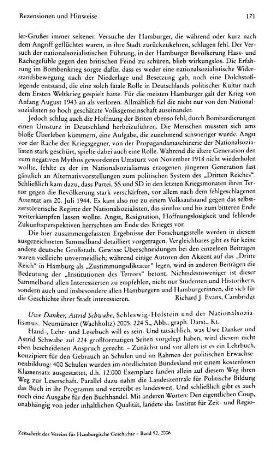 Danker, Uwe ; Schwabe, Astrid :: Schleswig-Holstein und der Nationalsozialismus : Neumünster, Wachholtz, 2005