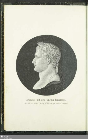 Medaille mit dem Bildniß Napoleons