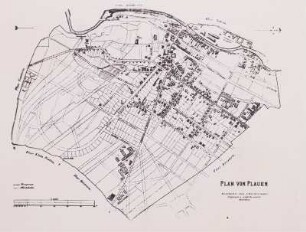 Dresden: Plan von Plauen (Bebauungsplan der Flur Plauen 1888)