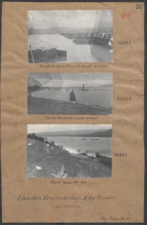In Serbien: Versenkte Dampfer bei Gradiste 14.11.1915