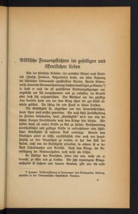 51-78, Völkische Frauenpflichten im geselligen und öffentlichen Leben