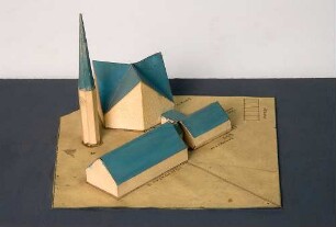 Gulbransson, Olaf Andreas ; Ulm - Wiblingen; Versöhnungskirche - Modell (Nr. 3)