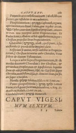 Caput Vigesimum Sextum.