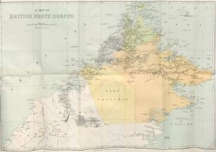 A map of British North Borneo