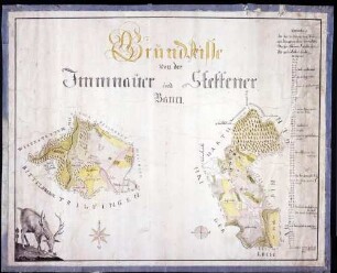 Grundrisse von der Imnauer und Stettener Bann