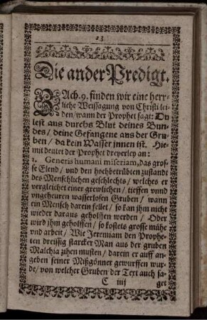 Die ander Predigt