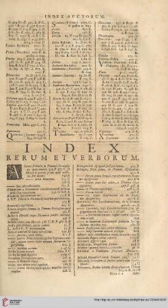Index rerum et verborum
