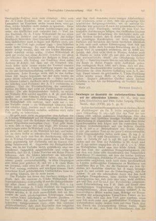 158-162 [Rezension] Zahn, Theodor, Forschungen zur Geschichte des neutestamentlichen Kanons und der altkirchlichen Literatur. IV. Theil