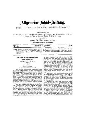 Die Idee der Fortbildungsschule : (Schluß)