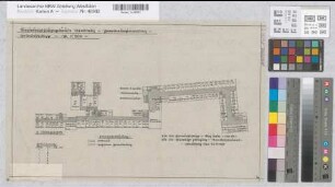 Arnsberg, Bezirksregierung, Hauptgebäude Seibertzstr. 1, Grundrissskizze 2. Stock