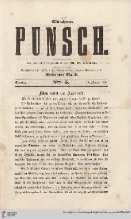 Nro. 5 (29. Jänner 1854)