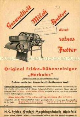 Rübenreinigungs- und Schneidemaschine