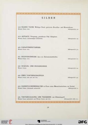 Silber (Nr.418-442)