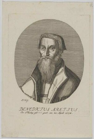 Bildnis des Benedictus Aretius