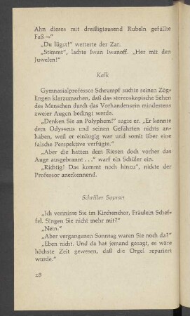 Schriller Sopran