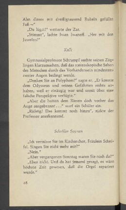Schriller Sopran