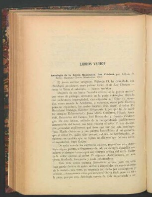 Libros varios