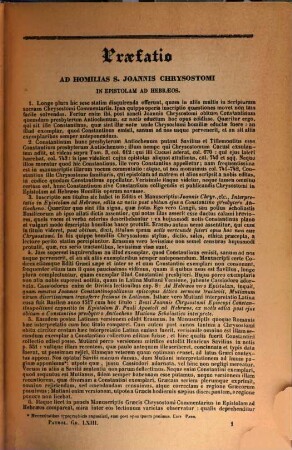 Tu en hagiois patros hēmōn Iōannu, archiepiskopu Kōnstantinupoleōs, tu Chrysostomu, ta heuriskomena panta : ad mss. codices Gallicos, Vaticanos, Anglicanos Germanicosque ... castigata, innumeris aucta ..., 12