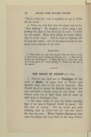 the death of Nelson