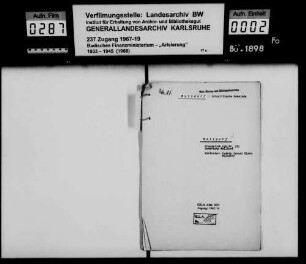 Walldorf, Israelitische Gemeinde Käufer: Firma J. L. Scherer und Sohn in Walldorf Lagerbuch-Nr. 131 Walldorf