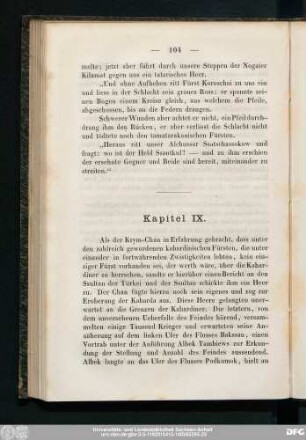 Kapitel IX.
