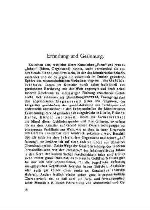 Erfindung und Gesinnung