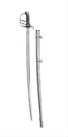 Pattern 1821 Light Cavalry Officer's Sword und Scheide, 1908.S.126