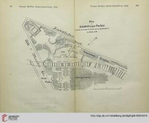 Plan des Ausstellungs-Parkes
