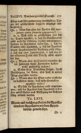 171-179, Titulus LXVI - LXIX