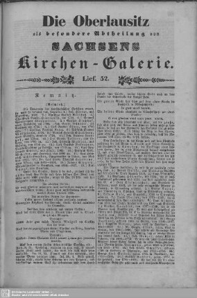 Kemnitz (Beschluß), Schmölln, Gaußig : 52. Lieferung