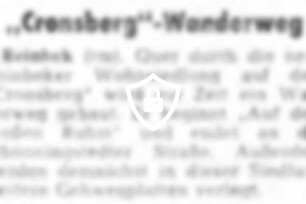 "Cronsberg"-Wanderweg
