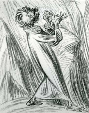 Ernst Barlach, Empörung (Der Prophet Elias), 1920