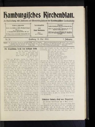 Die Erquickung durch den heiligen Geist