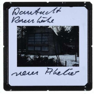 Darmstadt, Park Rosenhöhe : neues Atelier