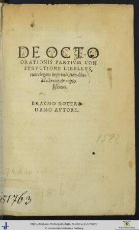 De octo orationis partium constructione libellus