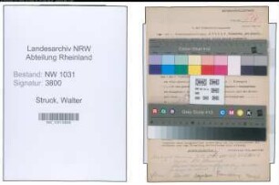 Entnazifizierung Walter Struck , geb. 23.02.1901 (Lehrer)