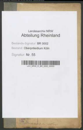 Übersicht der Domänen-, Kommunal- und Privatwaldungen.