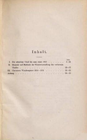 Die Würzburger Chronik : eine quellenkritische Untersuchung
