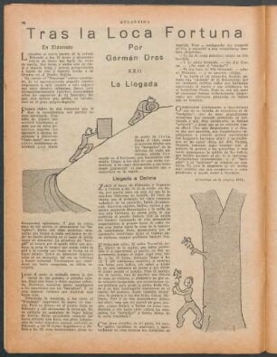 Tras la loca fortuna : La llegada