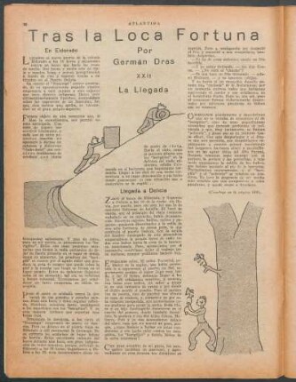 Tras la loca fortuna : La llegada