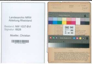 Entnazifizierung Christian Moeller , geb. 30.12.1889 (Bauunternehmer)