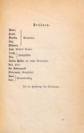 Der zweite Schatz : Volksschauspiel in 4 Aufzügen von Ludwig Ganghofer