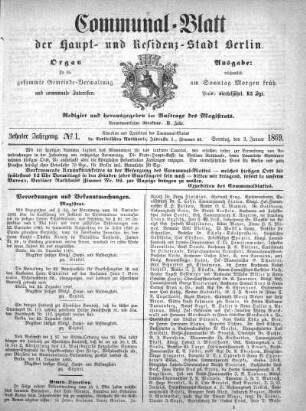 1869,1: No. 1, 3. Januar 1869