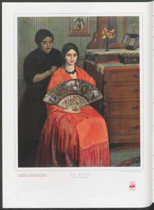 Arte argentino - La amita : Óleo de Ana Weiss, propiedad del doctor Ayerza