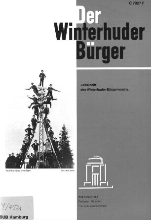 Heft II / April 1984 : Zeitschrift des Winterhuder Bürgervereins Heft II/ April 1984