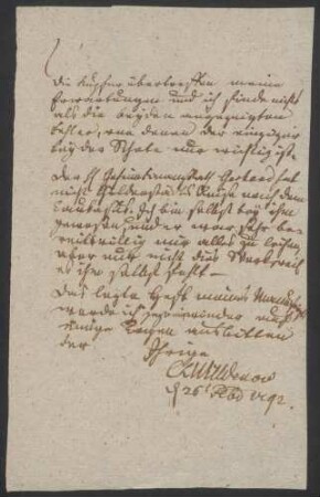 Carl Ludwig Willdenow an Johann Karl Philipp Spener