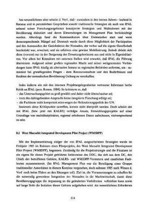 8.2 West Marsabit Integrated Development Pilot Project (WMIDPP)